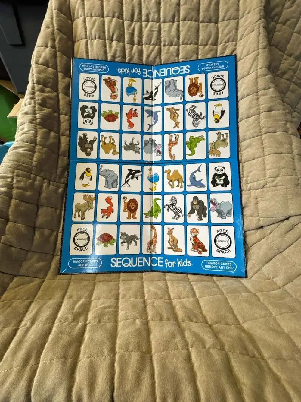 Jax Sequence for Kids Board Game COMPLETE